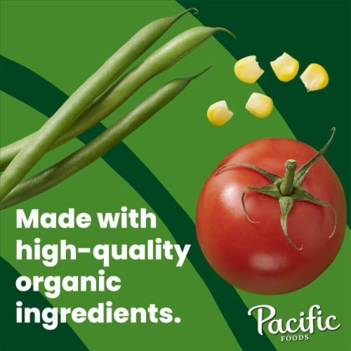 Pacific Foods Organic Hearty Vegetable Soup Vegan Soup Perspective: back