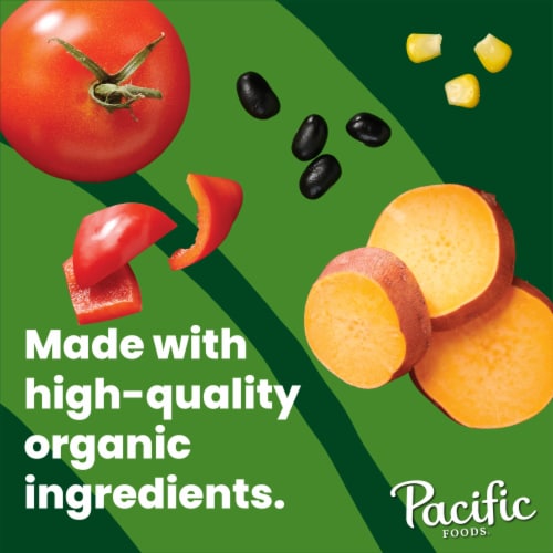 Pacific Foods® Organic Plant-Based Harvest Black Bean Chili Perspective: back