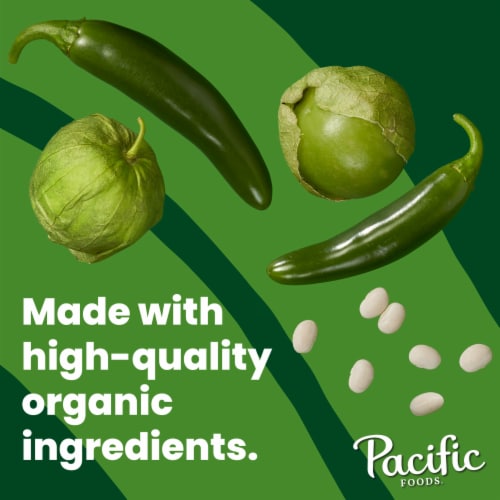Pacific Foods® Organic Plant-Based White Bean Verde Chili Perspective: back