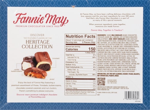 Fannie May® Heritage Collection Assorted Chocolates Perspective: back