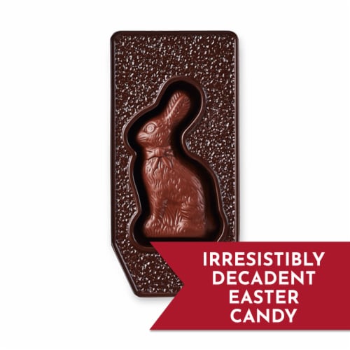 Fannie May Solid Milk Chocolate Bunny Easter Basket Stuffer Perspective: back