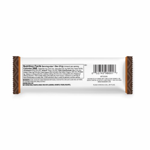 Fannie May® Dark Chocolate Bar Perspective: back