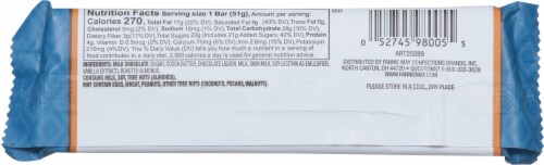 Fannie May® Almond Milk Chocolate Bar Perspective: back