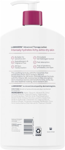 Lubriderm Advanced Therapy Lotion Perspective: back