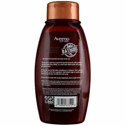 Aveeno® Almond Oil Blend Conditioner Perspective: back