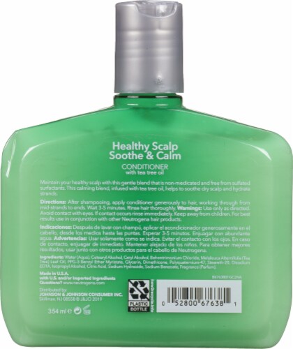 Neutrogena Healthy Scalp Soothe & Calm Conditioner with Tea Tree Oil Perspective: back