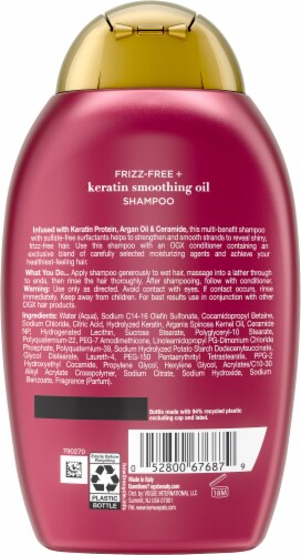 OGX® Keratin Smoothing Oil Shampoo Perspective: back