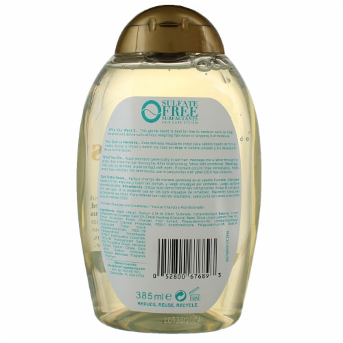 OGX® Coconut Fine Curls Shampoo Perspective: back