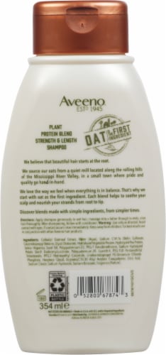 Aveeno® Plant Protein Blend Shampoo Perspective: back