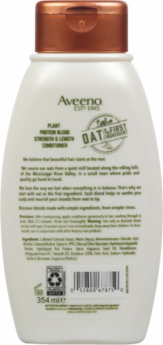 Aveeno® Plant Protein Blend Conditioner Perspective: back