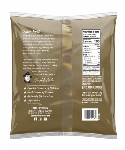 Joseph Farms® Taco Shredded Cheese Perspective: back