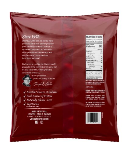 Joseph Farms® Queso Quesadilla Shreds Perspective: back