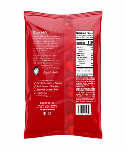 Joseph Farms® Shredded Mild Cheddar Cheese Perspective: back
