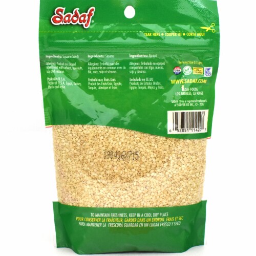 Sadaf Raw Sesame Seeds Perspective: back