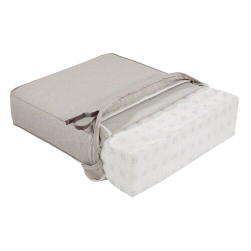 Classic Accessories 62-053-HGREY-EC 5 x 23 x 25 in. Seat Cushion Combo - Grey Perspective: back