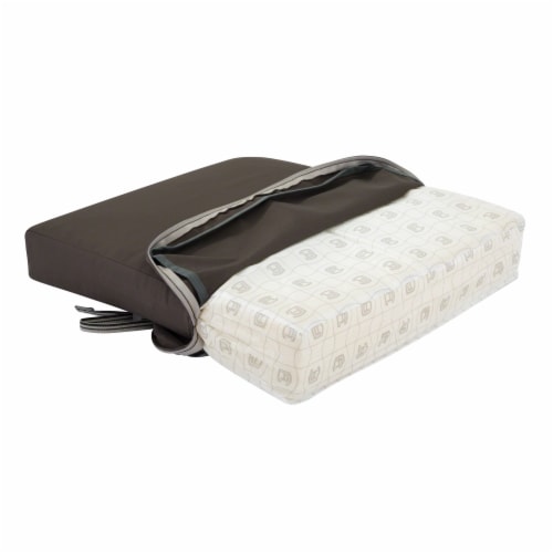 Classic Accessories 62-009-TAUPE-EC Ravenna Seat Rectangle Cushion Combo, Dark Taupe - 21 x 1 Perspective: back