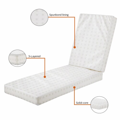 Classic accessories patio chaise lounge cushion foam hotsell