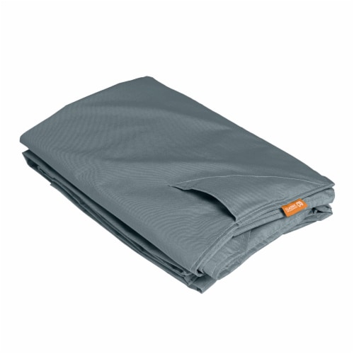 Storigami Easy Fold BBQ Grill Cover, Monument Grey, Large Perspective: back