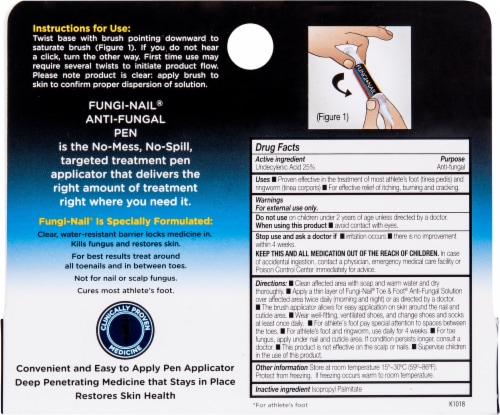 Fungi-Nail Maximum Strength Anti-Fungal Solution Pen Applicator Perspective: back