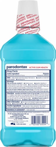 Parodontax Mint Active Gum Health Mouthwash Perspective: back