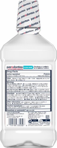 Parodontax Clear Mint Active Gum Health Daily Mouth Wash Perspective: back