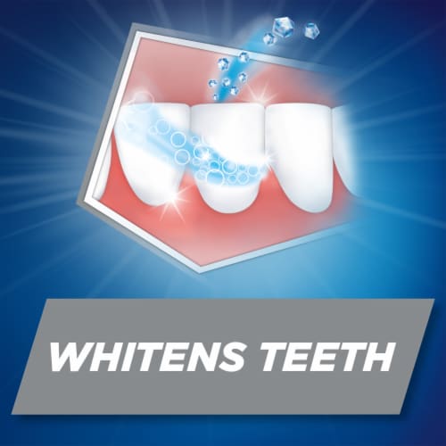 Aquafresh Extreme Clean Whitening Action Fluoride Cavity Protection Toothpaste Perspective: back
