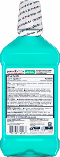 Parodontax Active Gum Health Daily Mouthwash Perspective: back