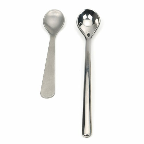 Design Imports RSVP Salt / Condiment Spoon Perspective: back