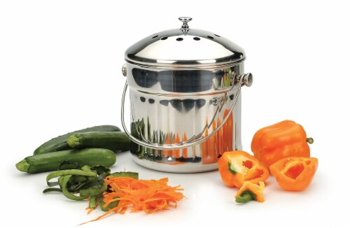RSVP Compost Pail - Jumbo - 1.5 Gallon Perspective: back