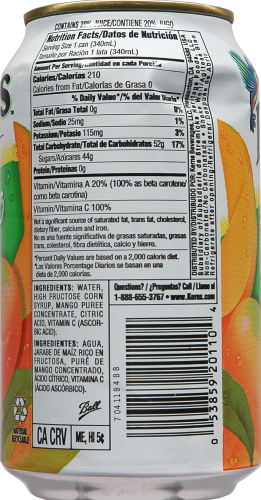 Kern's Mango Nectar Perspective: back