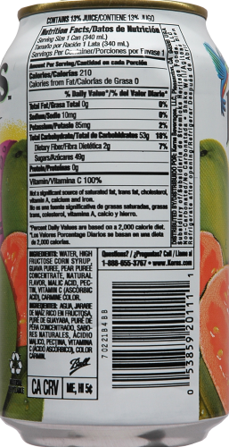 Kern's Guava Nectar Perspective: back