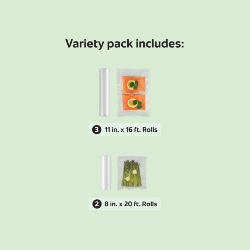 FoodSaver® Heat Seal Rolls Perspective: back
