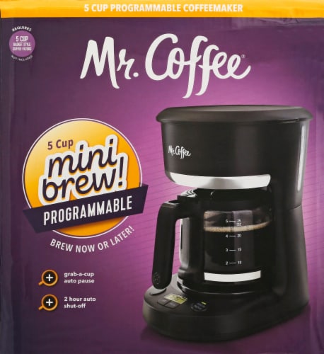 Mr. Coffee® Black/Chrome Programmable Coffee Maker, 5 c - Fry's Food Stores