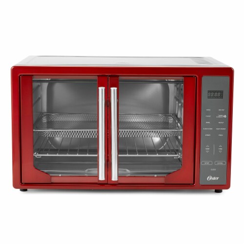 Oster French Door Turbo Convection Toaster Oven with Extra Large Interior Red 1 Piece Mariano s