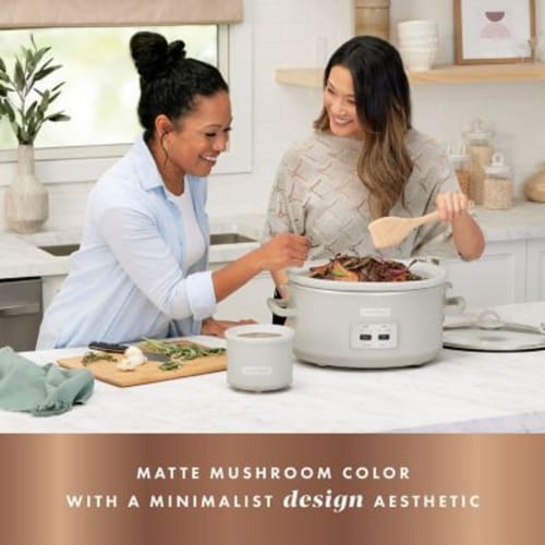 Crock-Pot - Cook & Carry Programmable 6-Quart Slow Cooker - Matte