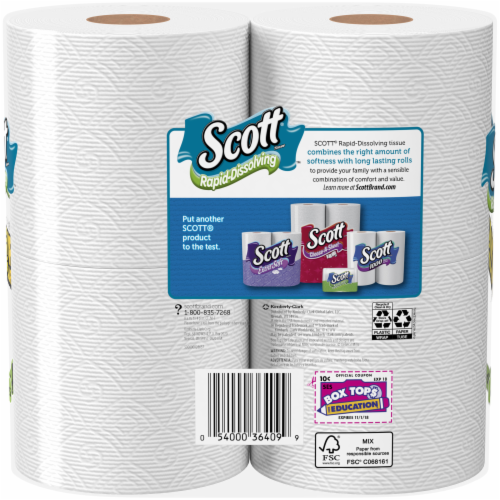 Scotts rapid dissolve discount toilet paper