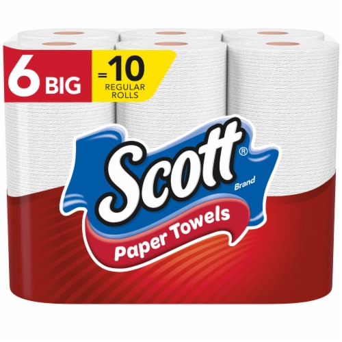 Scott Choose-A-Sheet Paper Towels Big Rolls Perspective: back