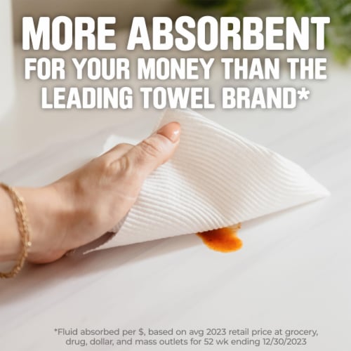 Scott Choose-A-Sheet Paper Towels Single Plus Rolls Perspective: back