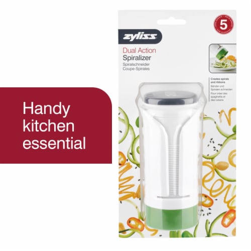 Zyliss® Spiralizer - White/Green Perspective: back