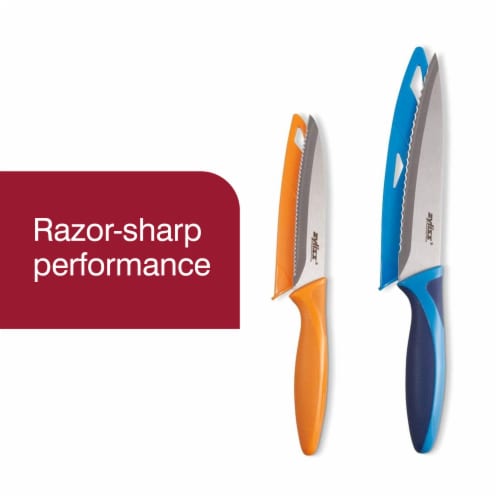 Zyliss® Serrated Utility Knife Set Perspective: back