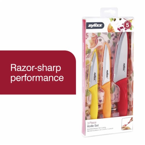 Zyliss 3-Piece Paring Knife Set - 3 Pieces Perspective: back