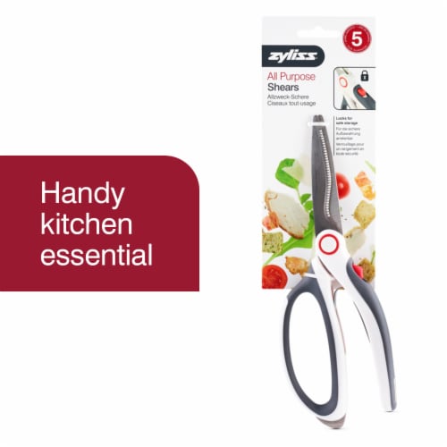 Zyliss® All-Purpose Shears in Black/White Perspective: back