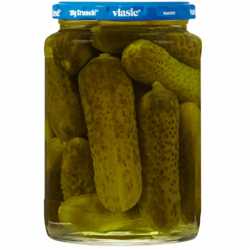 Vlasic® Baby Wholes Kosher Dill Pickles Perspective: back