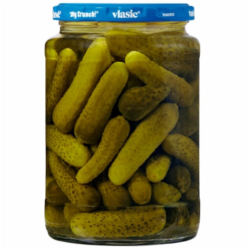 Vlasic Snack'mms Kosher Pickles Dill minis Perspective: back