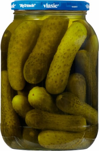 Vlasic® Baby Wholes Kosher Dill Pickles Perspective: back