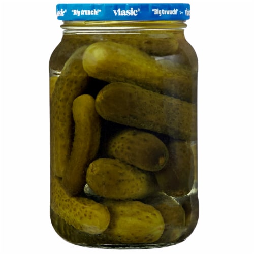Vlasic Sweet Gherkins Pickles Perspective: back