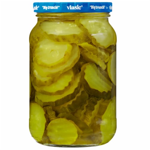 Vlasic Keto Friendly Ovals Hamburger Dill Pickle Chips Perspective: back