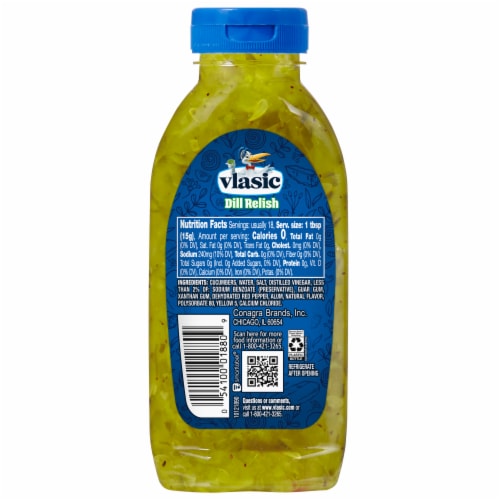 Vlasic Homestyle Dill Relish Keto Friendly Perspective: back