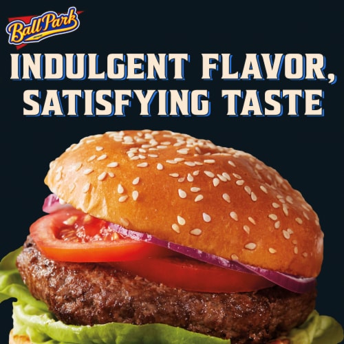 Ball Park® Steakhouse Seasoned Pork & Beef Patties for Burgers Perspective: back