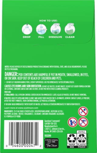 Scrubbing Bubbles® Dissolve™ Bathroom Cleaner Perspective: back